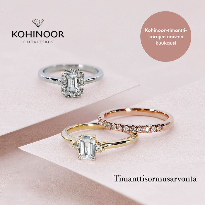 Timanttisormusarvonta - Kohinoor (Kultakeskus)