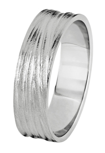 Tuotekuva valkokultasormus  5,7 mm  FLOW