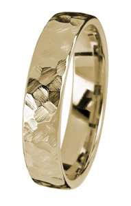 Tuotekuva DUETTO, keltakultasormus, ROCK