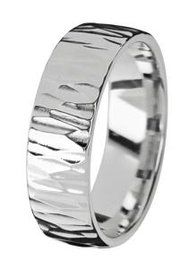 Tuotekuva DUETTO, valkokultasormus, WOOD