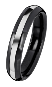 Tuotekuva BLACK DUETTO /WHITEGOLD RING