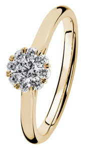 Tuotekuva TIMANTTISORMUS DAHLIA