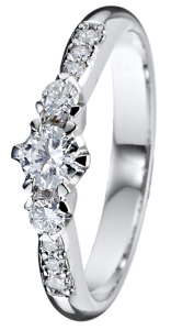 Tuotekuva TIMANTTISORMUS HELENE