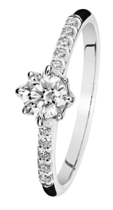 Tuotekuva TIMANTTISORMUS ROSA