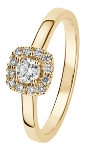 Tuotekuva TIMANTTISORMUS VALERIE CUSHION