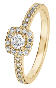 Tuotekuva TIMANTTISORMUS VALERIE CUSHION