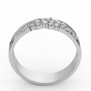 Timanttisormus 4,5mm  FLOW - Kohinoor - Kultakeskus Oy