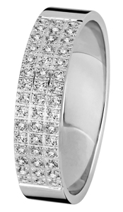 Tuotekuva TIMANTTISORMUS 4,5mm  VALKOKULTAA NOVA