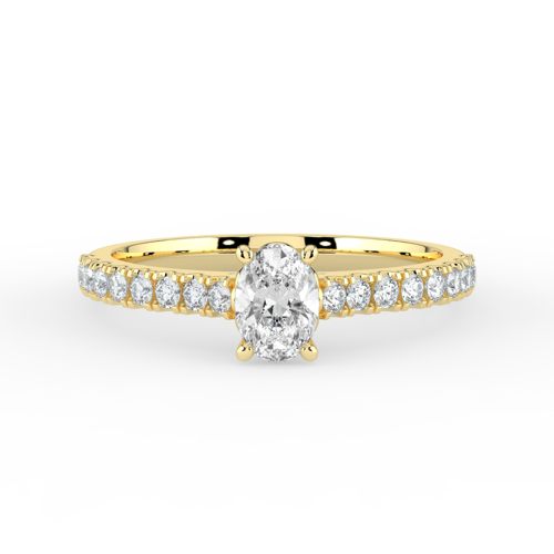 TIMANTTISORMUS OVAL CUT ELLEN - Kohinoor - Kultakeskus Oy