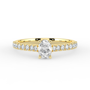 TIMANTTISORMUS OVAL CUT ELLEN - Kohinoor - Kultakeskus Oy