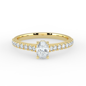 TIMANTTISORMUS OVAL CUT ELLEN - Kohinoor - Kultakeskus Oy