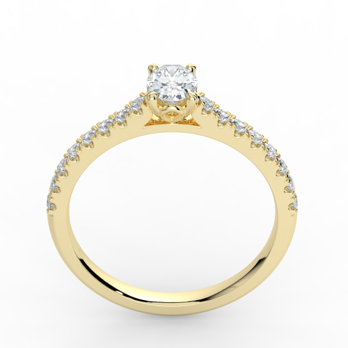 TIMANTTISORMUS OVAL CUT ELLEN - Kohinoor - Kultakeskus Oy