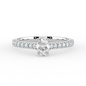 TIMANTTISORMUS OVAL CUT ELLEN - Kohinoor - Kultakeskus Oy