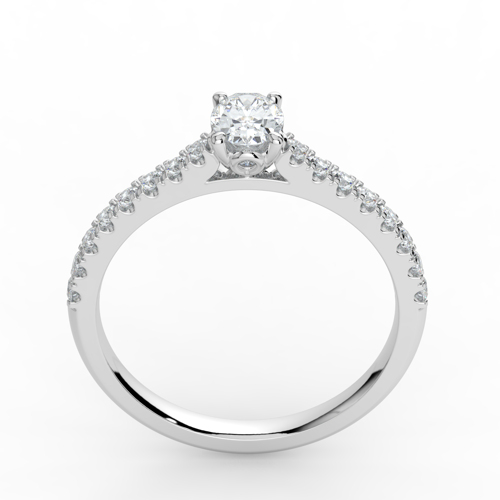 TIMANTTISORMUS OVAL CUT ELLEN - Kohinoor - Kultakeskus Oy