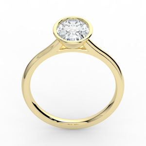 TIMANTTISORMUS ELLEN, Bezel - Kohinoor - Kultakeskus Oy