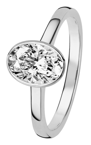 TIMANTTISORMUS ELLEN, Bezel - Kohinoor - Kultakeskus Oy