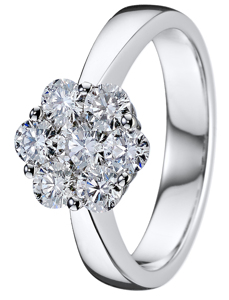 Tuotekuva TIMANTTISORMUS DAHLIA