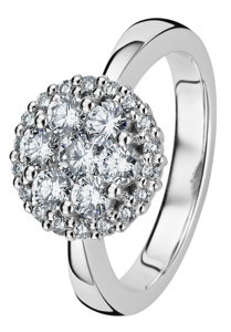 Tuotekuva TIMANTTISORMUS  DAHLIA