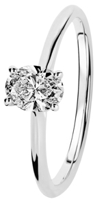 Tuotekuva TIMANTTISORMUS OVAL CUT ELLEN