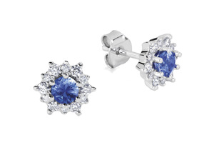 Tuotekuva TIMANTTIKORVAKORUT SAFIIRILLA KUURA