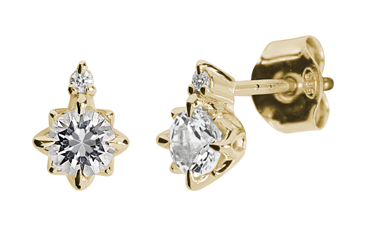 TIMANTTIKORVAKORUT ROSA - Kohinoor - Kultakeskus Oy